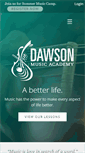 Mobile Screenshot of dawsonmusicacademy.org